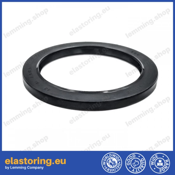 Pressure oil seal 80x105x7,5/8,5 BABSL NBR