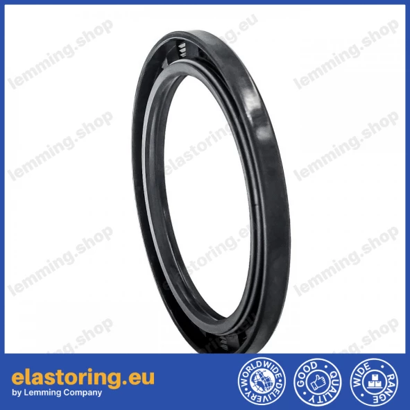 Pressure oil seal 80x105x7,5/8,5 BABSL NBR