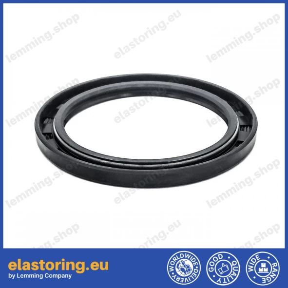 Pressure oil seal 80x105x7,5/8,5 BABSL NBR