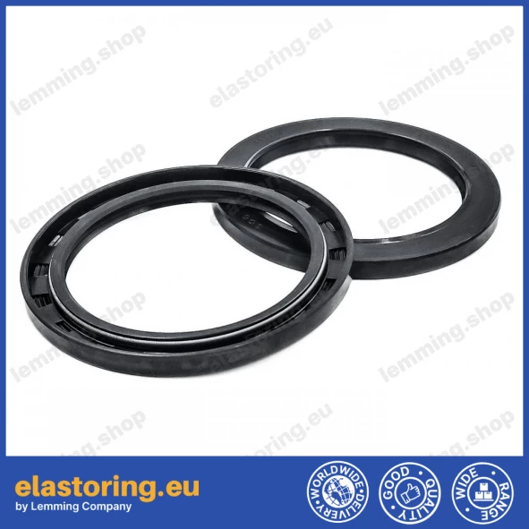 Pressure oil seal 80x105x7,5/8,5 BABSL NBR