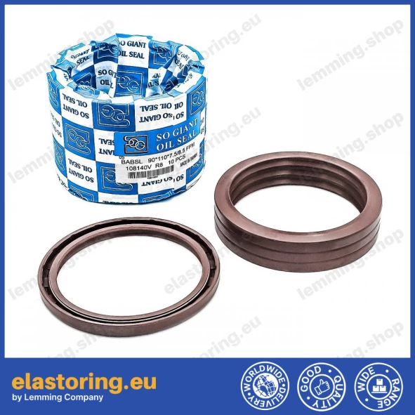 Pressure oil seal 90x110x7,5/8,5 BABSL FPM Pressure oil seal 90x110x7,5/8,5 BABSL FPM
