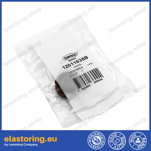 Pressure oil seal 12x22x6 BABSLVI FPM