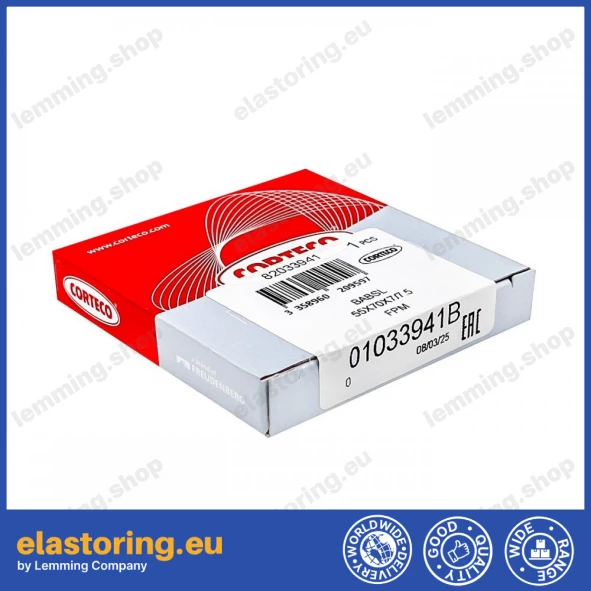 Pressure oil seal 55x70x7/7,5 BABSL FPM