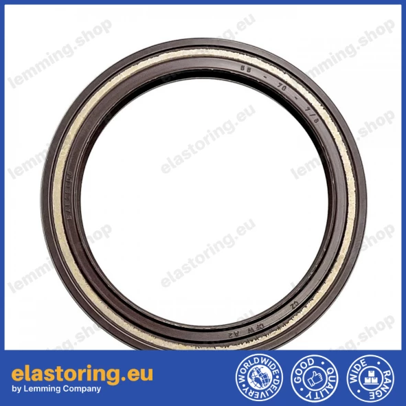 Pressure oil seal 55x70x7/7,5 BABSL FPM
