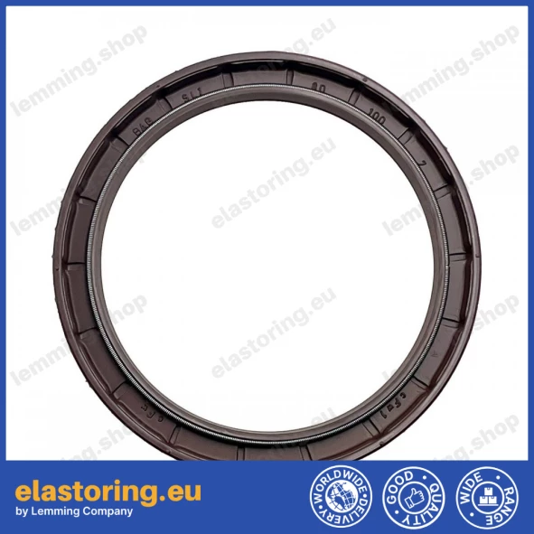 Pressure oil seal 80x100x7/8 BABSL FPM