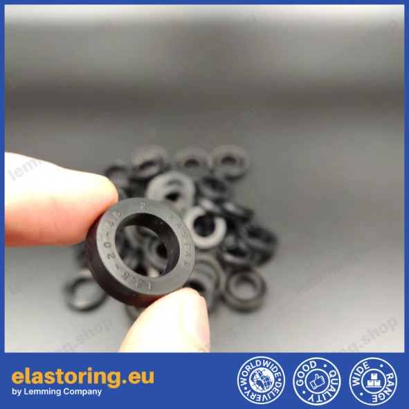 Rod-Piston seal K95 12x20x5,5 NBR