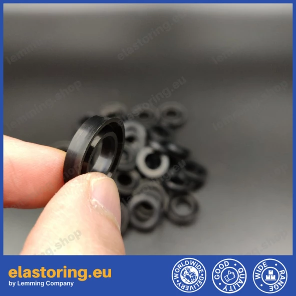 Rod-Piston seal K95 12x20x5,5 NBR
