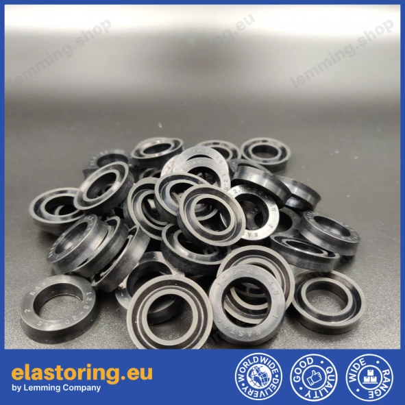 Rod-Piston seal K95 12,5x20x4,5 NBR
