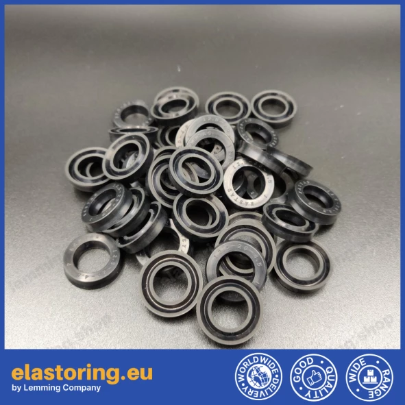 Rod-Piston seal K95 12,5x20x4,5 NBR