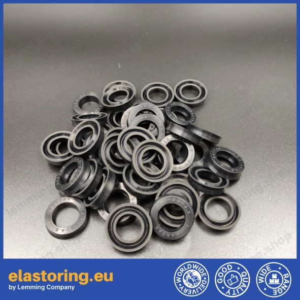 Rod-Piston seal K95 12x20x5,5 NBR