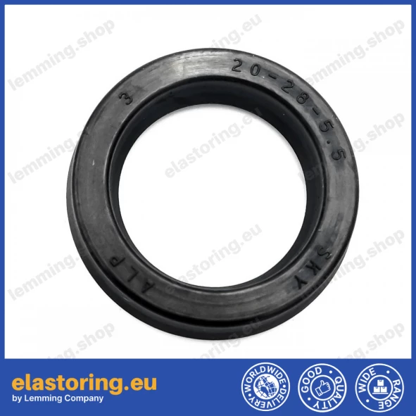 Rod seal 20x28x5,5 A151 NBR Rod seal 20x28x5,5 A151 NBR