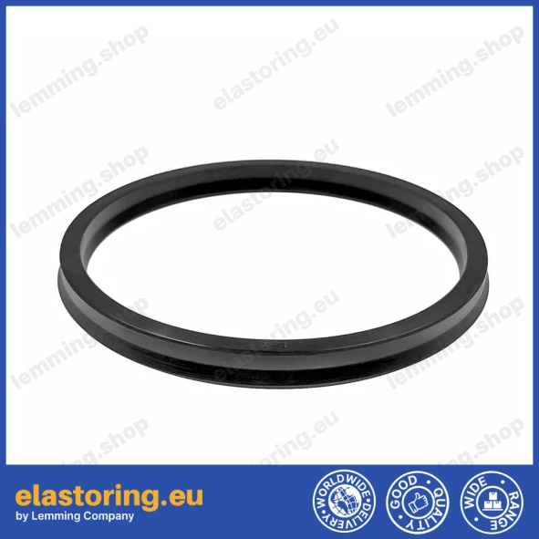 Rod seal U6 114x127,4x12 NBR