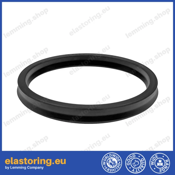 Rod seal U6 92x104,5x12 NBR