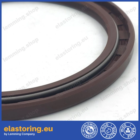 Pressure oil seal 105x130x7,5/8 BABSL FPM
