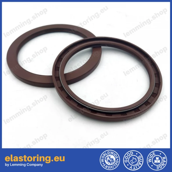 Pressure oil seal 105x130x7,5/8 BABSL FPM