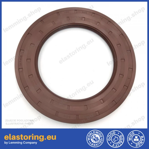 Oil seal 130x200x12 AS FPM Oil seal 130x200x12 AS FPM