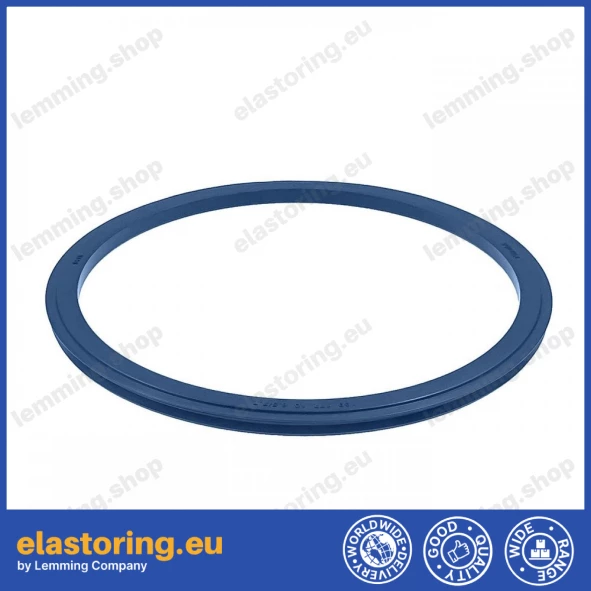 Pressure oil seal 159x177,1x6,5/7,7 KK-DC NBR