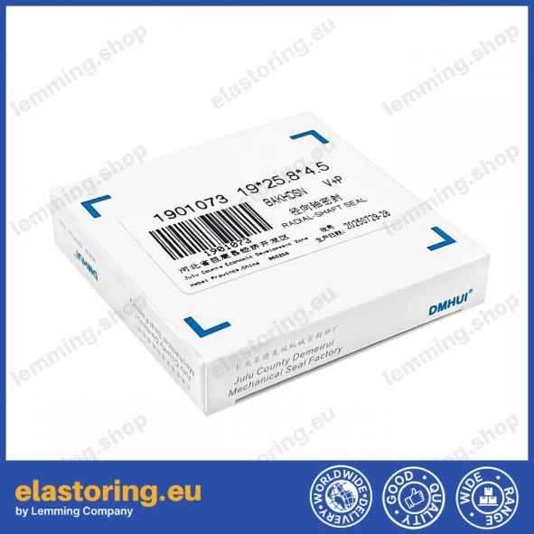 High pressure oil seal 19x26x4,5 BAKHDSN FPM+PTFE