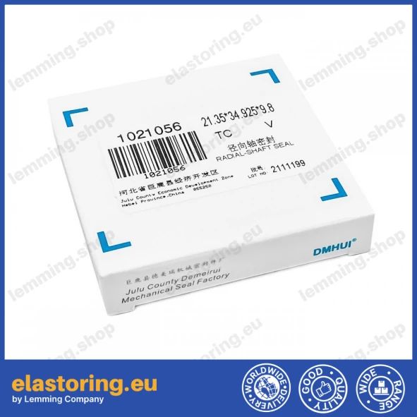 Oil seal 21,35x34,925x9,8 TC FPM Oil seal 21,35x34,925x9,8 TC FPM