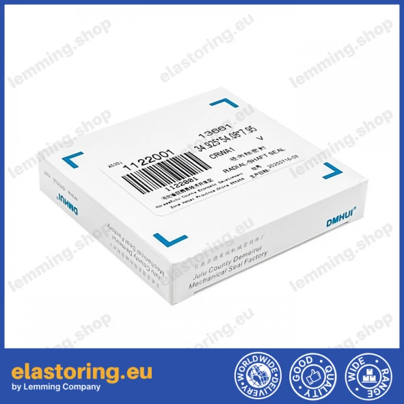 Oil seal 34,925x54,08x7,95 CRWA1 FPM