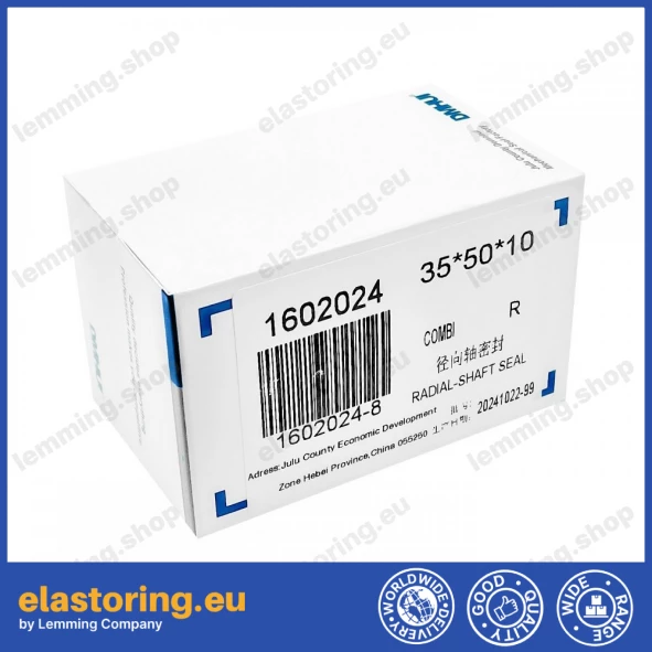 Oil seal 35x50x10 COMBI NBR