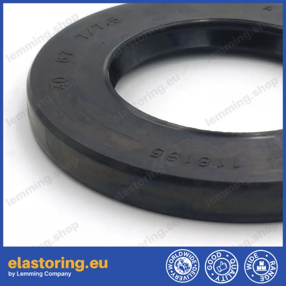 Pressure oil seal 40x67x7/7,5 BABSL NBR Pressure oil seal 40x67x7/7,5 BABSL NBR