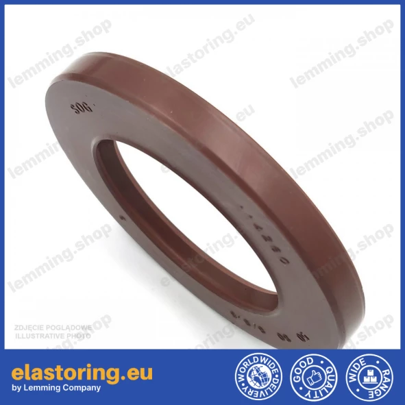 Pressure oil seal 50x80x8/8,5 BABSL FPM Pressure oil seal 50x80x8/8,5 BABSL FPM