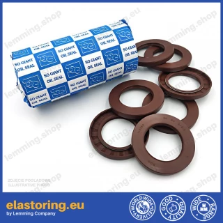 Pressure oil seal 50x80x8/8,5 BABSL FPM