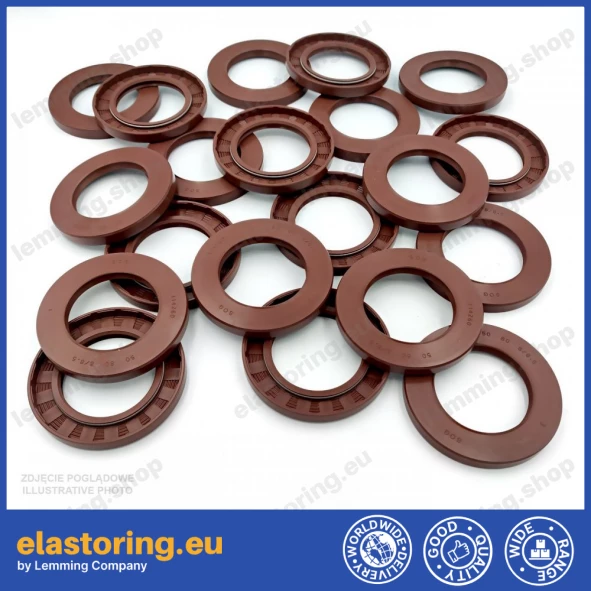 Pressure oil seal 50x80x8/8,5 BABSL FPM Pressure oil seal 50x80x8/8,5 BABSL FPM