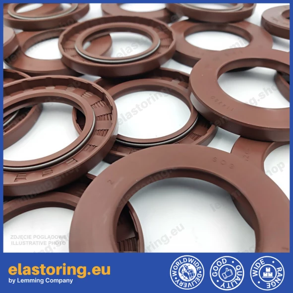 Pressure oil seal 50x80x8/8,5 BABSL FPM Pressure oil seal 50x80x8/8,5 BABSL FPM