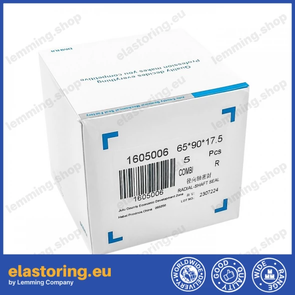 Oil seal 65x90x17,5 COMBI