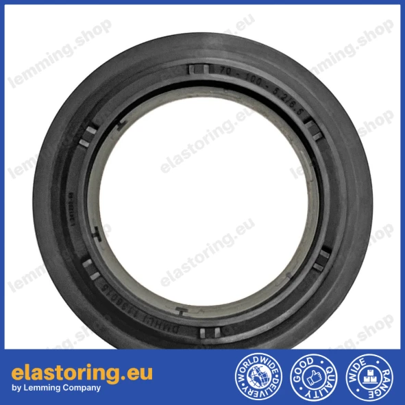 Oil seal 70x100x5,2/6,5 TCV NBR