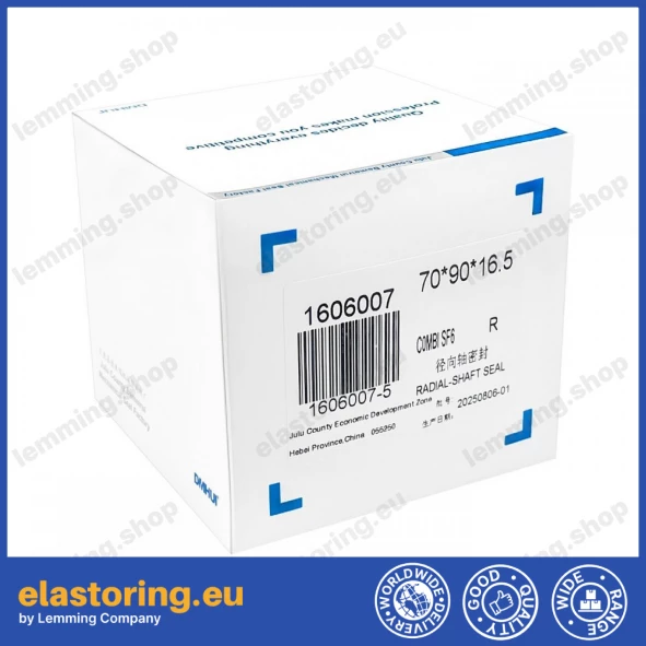 Wheel hub oil seal 70x90x16,5 COMBI SF6