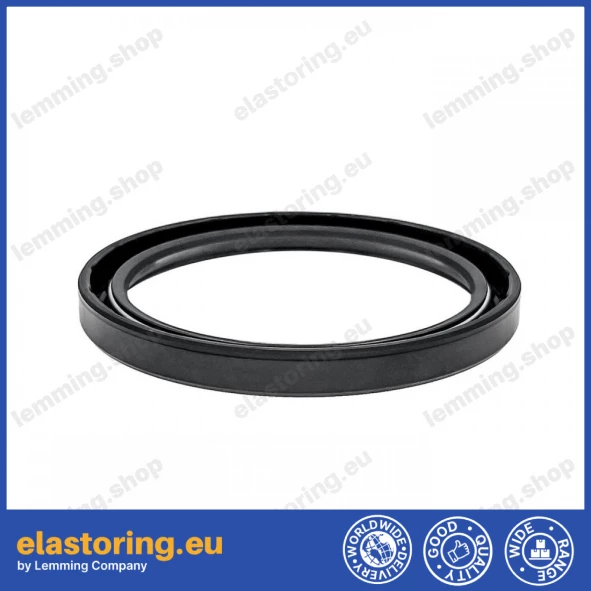 Shaft seal 80x100x10 R A NBR