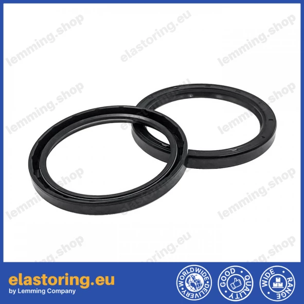 Shaft seal 80x100x10 R A NBR