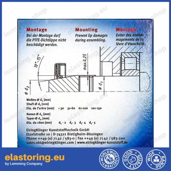 Seal for Screw Compressor Module Shaft HN2390 70x90x10 PTFE