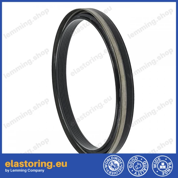 Wheel hub oil seal RWDR 165x190x16/17 NBR