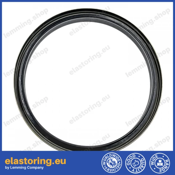 Wheel hub oil seal RWDR 165x190x16/17 NBR