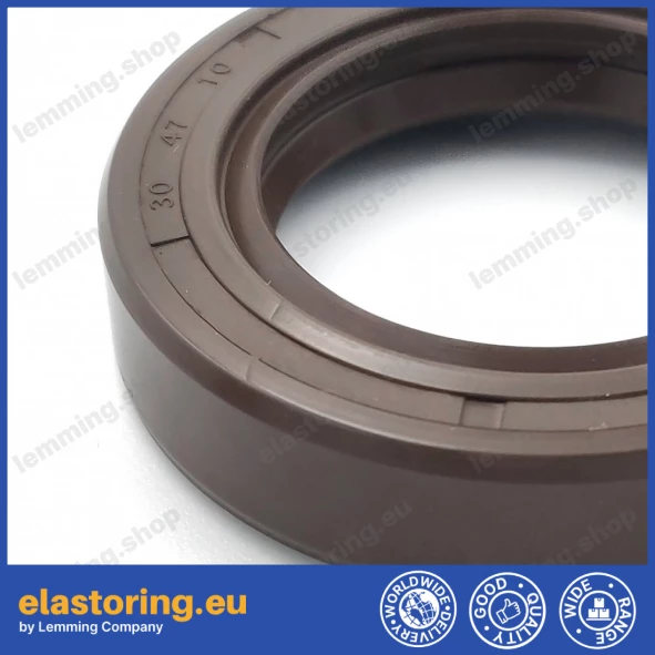 Oil seal WDR-AS 30x47x10 FPM Oil seal WDR-AS 30x47x10 FPM