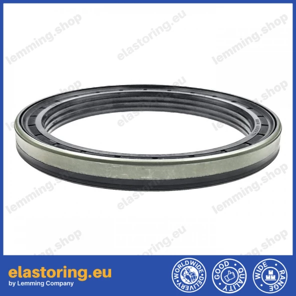 Wheel hub oil seal 127x160x15,5/17,5 RWDR KASSETTE Wheel hub oil seal 127x160x15,5/17,5 RWDR KASSETTE