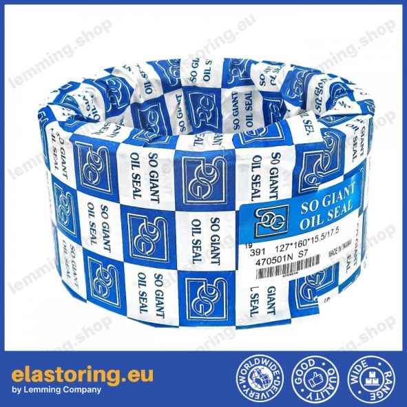 Wheel hub oil seal 127x160x15,5/17,5 RWDR NBR Wheel hub oil seal 127x160x15,5/17,5 RWDR NBR