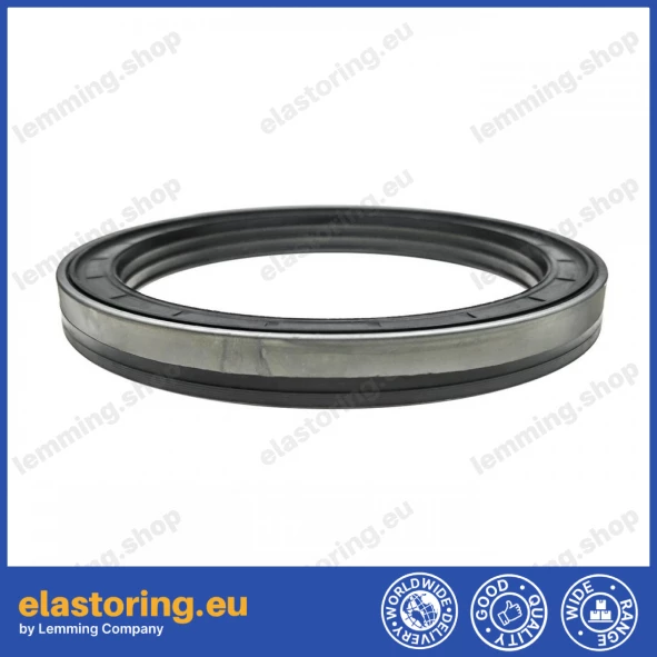 Wheel hub oil seal 127x160x15,5/17,5 RWDR NBR Wheel hub oil seal 127x160x15,5/17,5 RWDR NBR