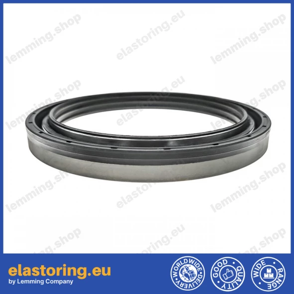 Wheel hub oil seal 127x160x15,5/17,5 RWDR NBR Wheel hub oil seal 127x160x15,5/17,5 RWDR NBR