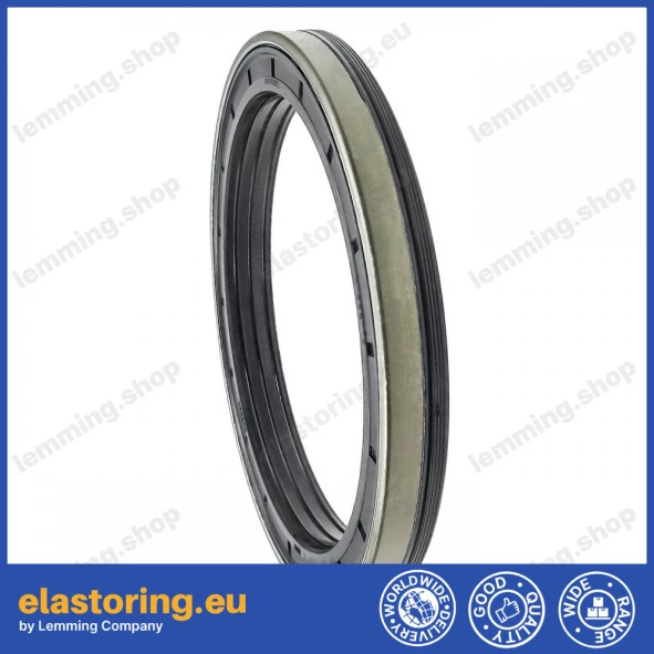 Wheel hub oil seal 127x160x15,5/17 KASSETTE NBR