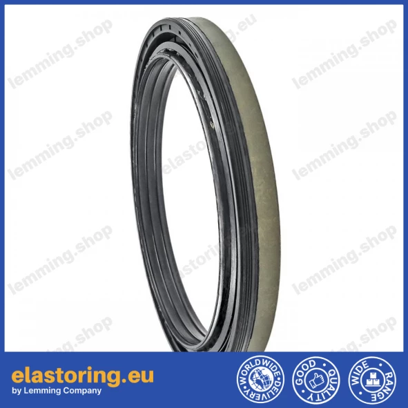 Wheel hub oil seal 127x160x15,5/17 KASSETTE NBR