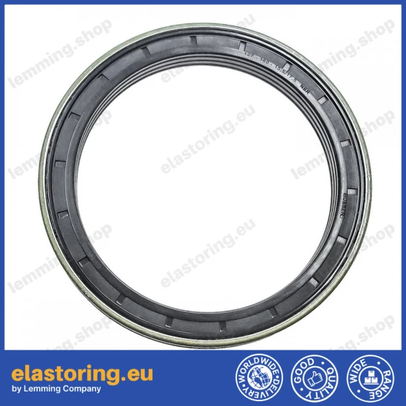 Wheel hub oil seal 127x160x15,5/17 KASSETTE NBR