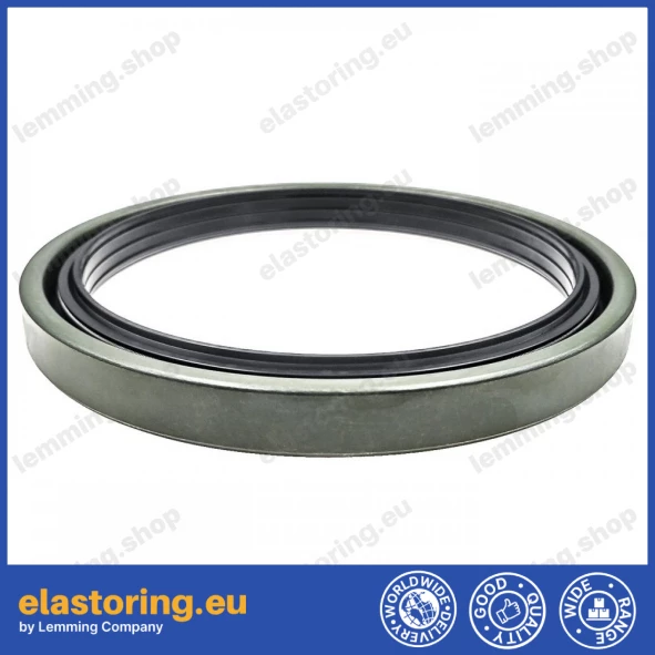 Wheel hub oil seal 155x190x17,5/19 RWDR-K7 Wheel hub oil seal 155x190x17,5/19 RWDR-K7