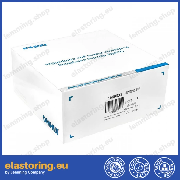 Wheel hub oil seal 165x190x15,5/17 RWDR CASSETTE-2 Wheel hub oil seal 165x190x15,5/17 RWDR CASSETTE-2