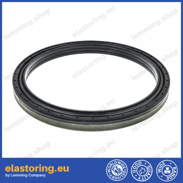 Wheel hub oil seal 165x195x16,5/18 RWDR KASSETTE Wheel hub oil seal 165x195x16,5/18 RWDR KASSETTE