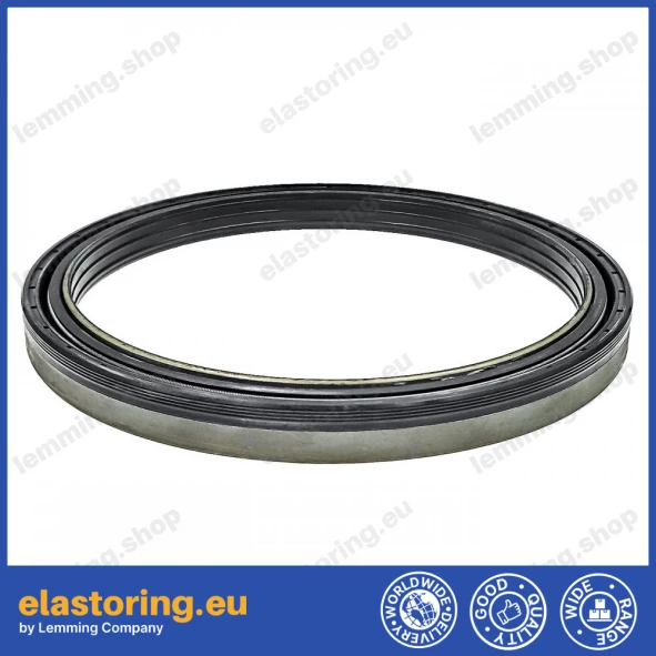 Wheel hub oil seal 165x195x16,5/18 RWDR NBR Wheel hub oil seal 165x195x16,5/18 RWDR NBR